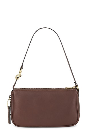 Coach Natural Grain Leather Plaza Bag in Brown