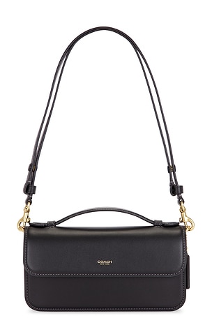 Refined Calf Leather New York Elora Top Handle Crossbody Bag Coach