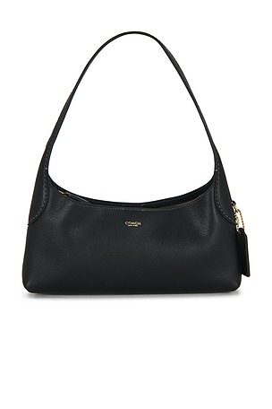 Natural Grain Leather Brooklyn Shoulder Bag 26 Coach