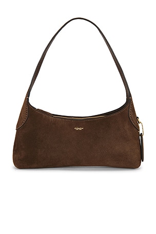 Suede Brooklyn Shoulder Bag 26 Coach