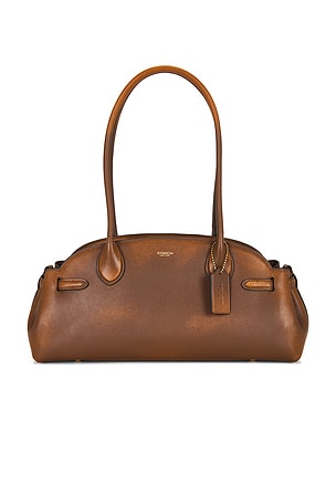 СУМКА С БОЛЬШИМ ОБЪЕМОМ LOVED LEATHER EMPIRE CARRYALL BAG 34 Coach