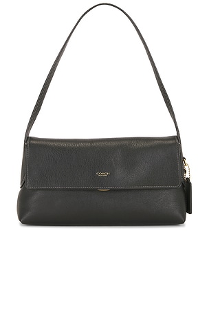 Natural Grain Leather Chelsea Shoulder Bag 26 Coach