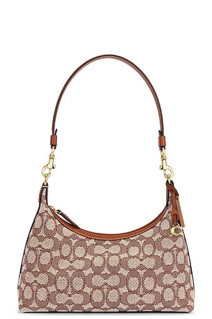 Coach SAC À MAIN SIGNATURE TEXTILE JACQUARD JULIET 25 in Brown