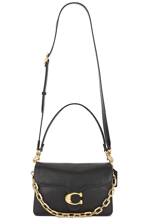 Smooth Leather Chain Tabby Handbag Coach