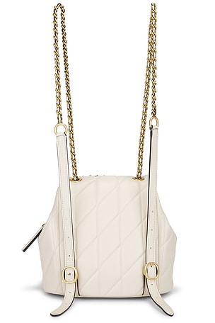 Coach Quilted Leather Tabby Backpack in White