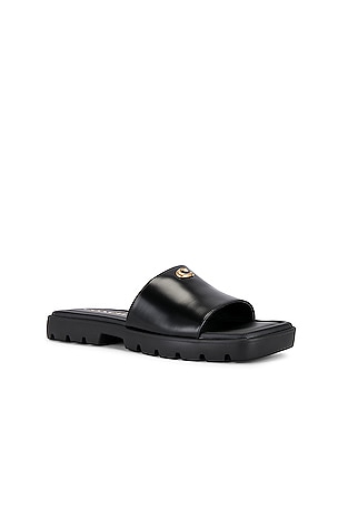 Coach Florence Sandal in Black