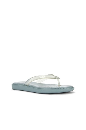 Coach Jelly Flip Flop Sandal in Baby Blue