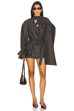 Cape Detailed Jacket Ceren Ocak