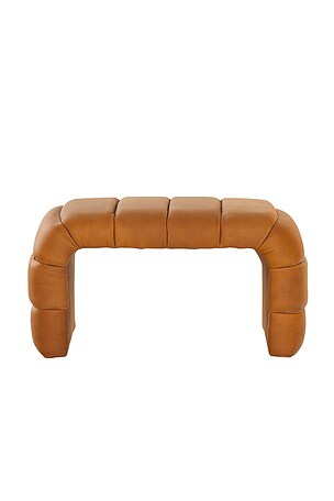 Coco Republic Westwood Bench in Cognac