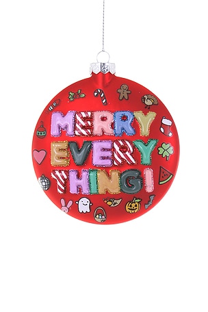 ORNAMENTO MERRY EVERYTHING ORNAMENT Cody Foster & Co