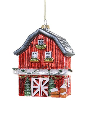 ORNAMENTO CHRISTMAS BARN ORNAMENT Cody Foster & Co