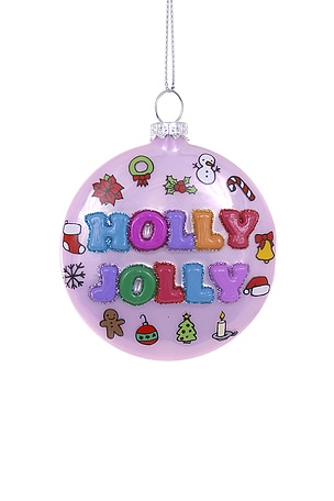 ORNAMENTO HOLLY JOLLY ORNAMENT Cody Foster & Co