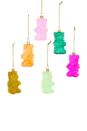 Pack Of 6 Jumbo Gummy Bears Ornaments Cody Foster & Co