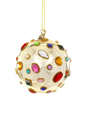 ORNAMENTO GLITTERING MAGPIE BAUBLE ORNAMENT Cody Foster & Co