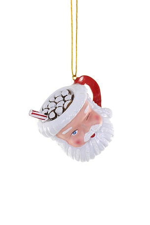 Small Santa Mug Ornament Cody Foster & Co