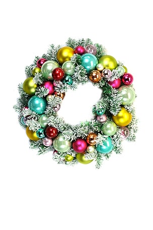 Flocked Wreath Cody Foster & Co