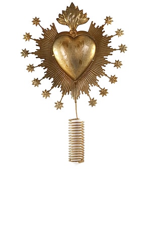 TOPO DE ÁRVORE DE NATAL MILAGRO TREE TOPPER ANTIGUE GOLD Cody Foster & Co