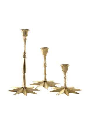 Star Candlestick Holders Set Of 3 Cody Foster & Co