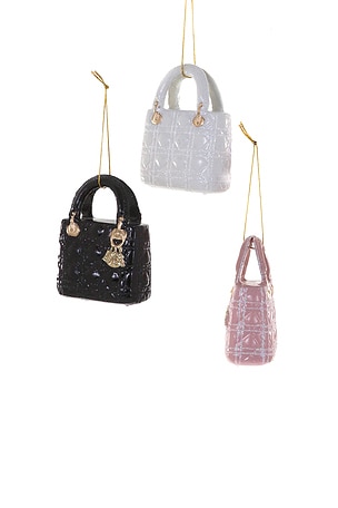 Set Of 3 Posh Handbag Ornaments Cody Foster & Co