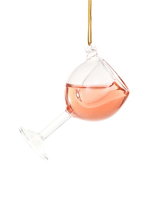 Glass Of Pink Wine Ornament Cody Foster & Co