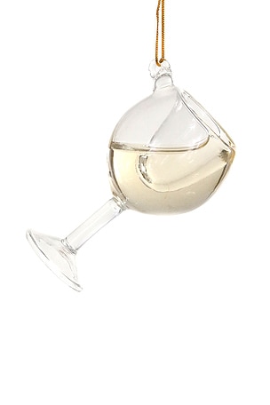 Glass Of White Wine Ornament Cody Foster & Co