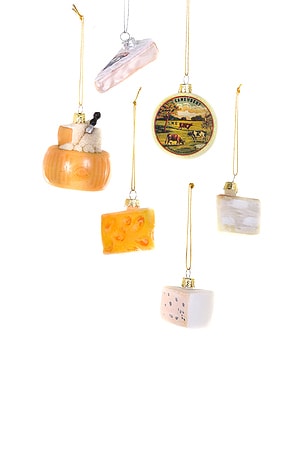 Set Of 6 Tiny Fromage Ornaments Cody Foster & Co