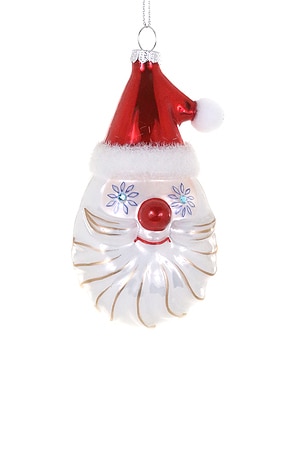 Vintage Retro Santa Ornament Cody Foster & Co