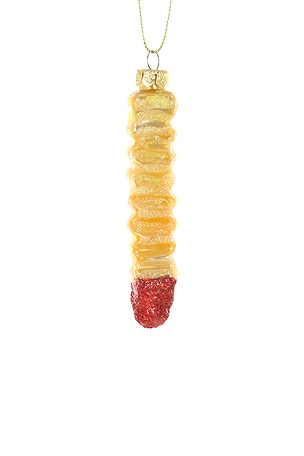 Crinkle Fry With Ketchup Ornament Cody Foster & Co