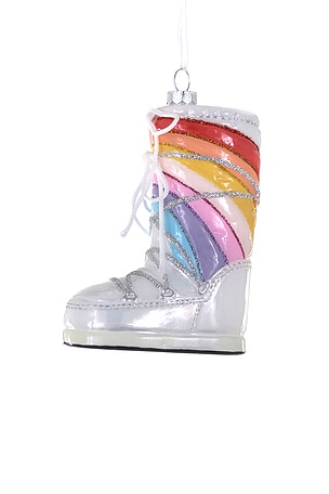 Rainbow Moon Boot Ornament Cody Foster & Co