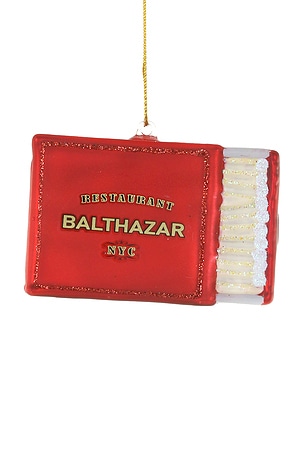 NYC Restaurant Matchbook Ornament Cody Foster & Co