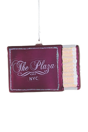 NYC Hotel Matchbox Ornament Cody Foster & Co