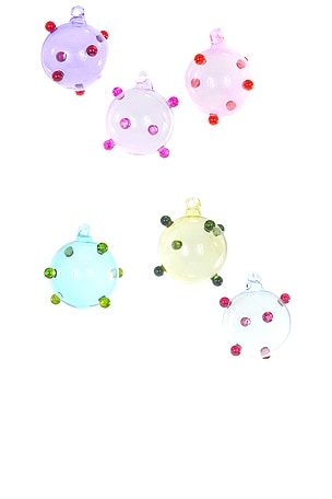 Dotty Small Dotty Bauble Ornament Set Of 6 Cody Foster & Co