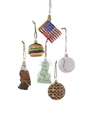 Tiny America Box Ornament Cody Foster & Co