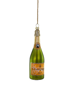 ORNAMENTO CODY FOSTER & CO SPARKLING CHAMPAGNE ORNAMENT Cody Foster & Co