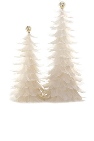 Set Of 2 Feathered Tree Cody Foster & Co