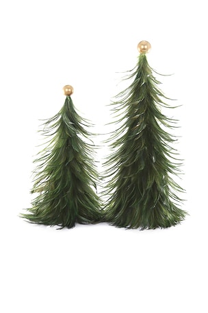 Set Of 2 Feathered Tree Cody Foster & Co