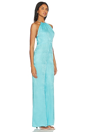 Camila Coelho Floriana Jumpsuit in Blue