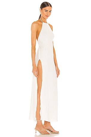 Camila Coelho Celene Maxi Slip Dress in White