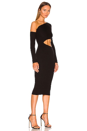 Camila Coelho Nahla Knit Dress in Black