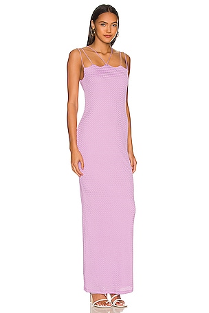 Camila Coelho Angie Maxi Dress in Lavender