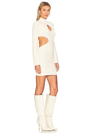 Camila Coelho Alora Keyhole Dress in Ivory