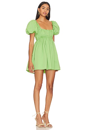Camila Coelho Radleigh Mini Dress in Green