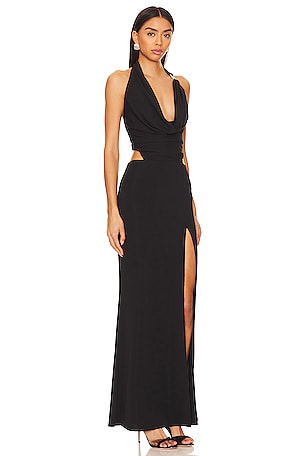 Camila Coelho Trinidad Gown in Black