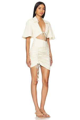 Camila Coelho Christiano Dress in Beige