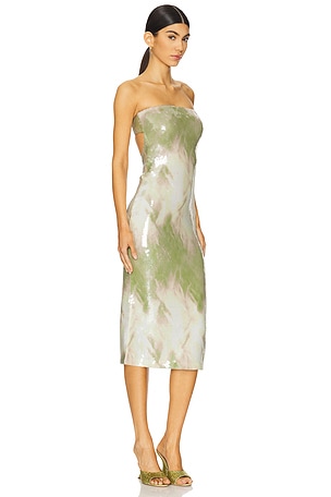 Camila Coelho Alandra Midi Dress in Green