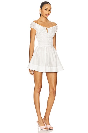 Camila Coelho Anastacia Mini Dress in White