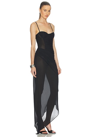 Camila Coelho Greer Maxi Dress in Black