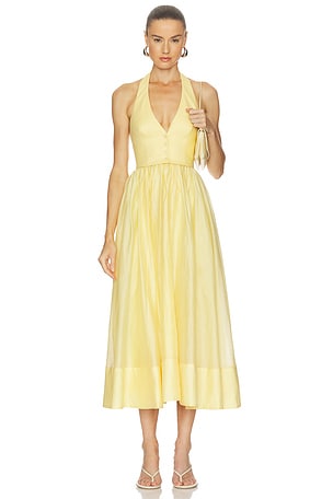 Lino Midi Dress Camila Coelho