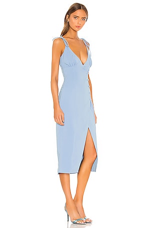 Camila Coelho Aaliyah Midi Dress in Blue