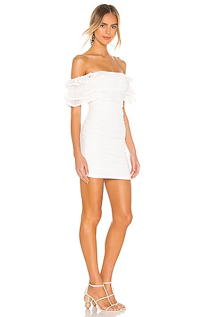 Camila Coelho Eva Mini Dress in White